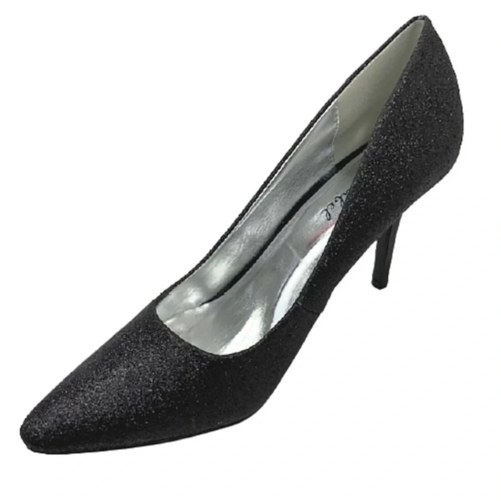 NWT Bonnibel Slip-On Glitter Dress Pump Stiletto Almond Toe High Heels Shoes… - Picture 2 of 6